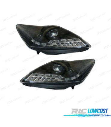 FARI PER FORD FOCUS 08- LED NERO