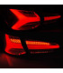 FANALI FORD FOCUS MK4 18-21 LED DINAMICI ROSSI FUMÉ