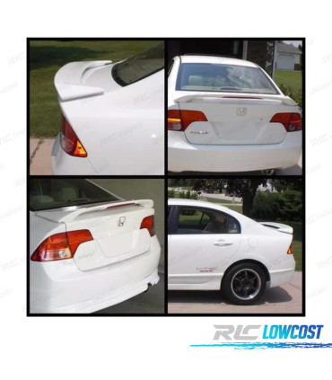 SPOILER ALARE PER HONDA CIVIC 4P 06-