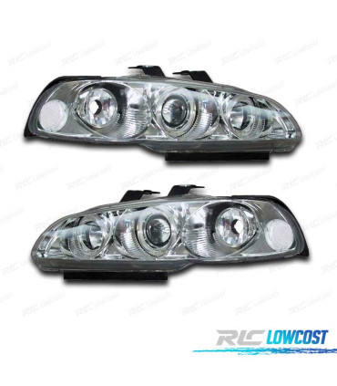 FARI HONDA CIVIC III 3P 92-95 ANGEL EYES FONDO CROMATO