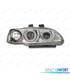FARI PER HONDA CIVIC 4P 92-95 ANGEL EYES FONDO CROMATO
