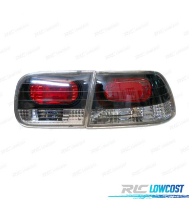 FANALI PER HONDA CIVIC 2P 92-95 LOOK LEXUS FONDO NERO