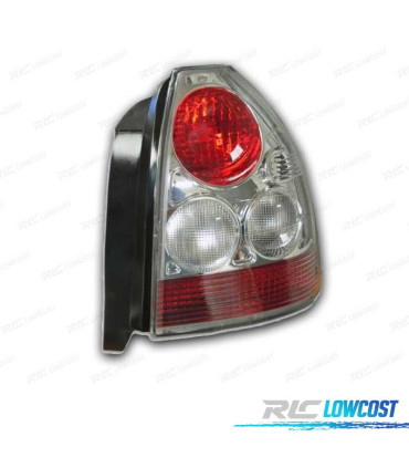 FANALI PER HONDA CIVIC II 3P 96- LOOK LEXUS CROMATO
