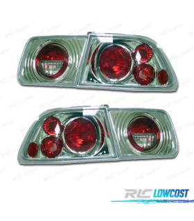 FANALI PER HONDA CIVIC COUPE 96- STILE LEXUS CON FONDO CROMATO