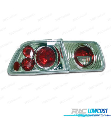 FANALI PER HONDA CIVIC COUPE 96- STILE LEXUS CON FONDO CROMATO
