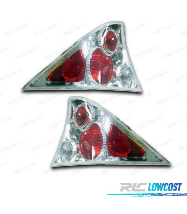 FANALI PER HONDA CIVIC COUPE 00- LOOK LEXUS FONDO CROMATO