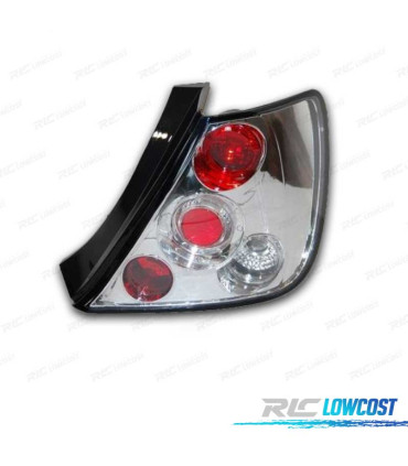 FANALI PER HONDA CIVIC III 3P 02- FONDO CROMATO