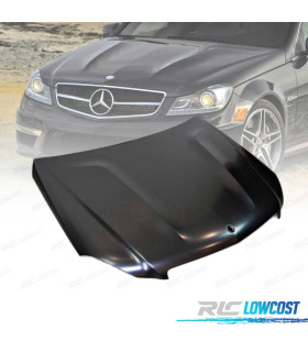 COFANO PER MERCEDES CLASSE C W204 C204 LOOK C63 IN METALLO