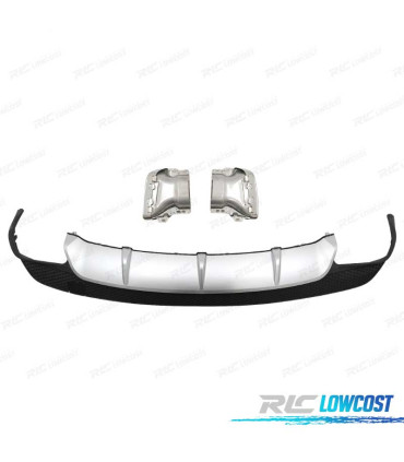 DIFFUSORE PER MERCEDES CLA W117 13-18 LOOK A45 TERMINALI DI SCARICO