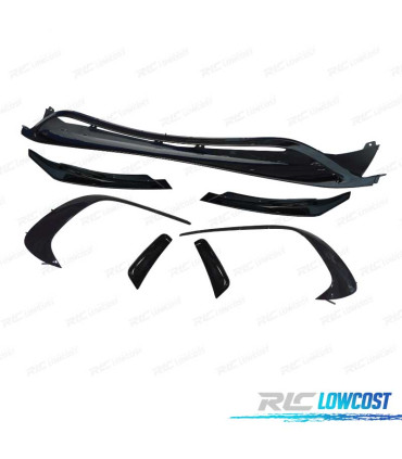 SPOILER LIP MERCEDES CLASSE A W176 16-18 LOOK AMG A45 NERO LUCIDO