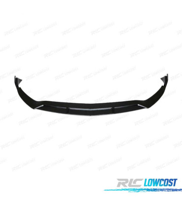 SPOILER LIP MERCEDES CLASSE A W177 18- LOOK AMG NERO LUCIDO + SPLITTERS