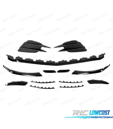 SPOILER LIP MERCEDES CLASSE A W177 18- LOOK AMG A45 + GRIGLIE