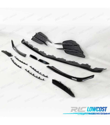 SPOILER LIP MERCEDES CLASSE A W177 18- LOOK AMG A45 + GRIGLIE