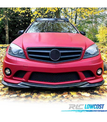 SPOILER LIP MERCEDES CLASSE C W204 11-13 LOOK AMG CARBONIO