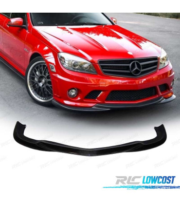 SPOILER LIP MERCEDES CLASSE C W204 AMG C63 07-10 CARBONIO