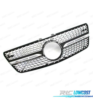 GRIGLIA MERCEDES CLASSE ML W164 LCI 09-12 LOOK DIAMOND BLACK