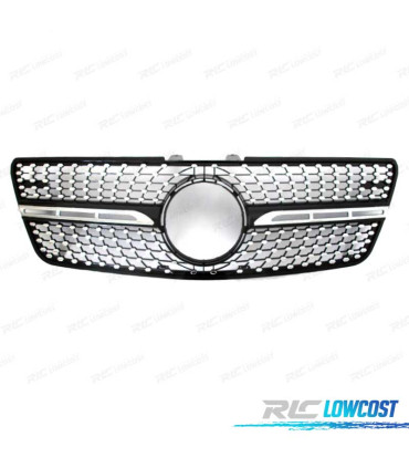 GRIGLIA MERCEDES CLASSE ML W164 LCI 09-12 LOOK DIAMOND BLACK
