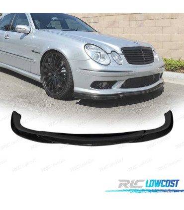 SPOILER LIP MERCEDES CLASSE E W211 AMG E55 02-06 IN CARBONIO