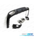 DIFFUSORE MERCEDES W213 COUPE C238 LOOK E53 TERMINALI DI SCARICO NERO CROMATO