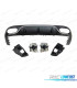 DIFFUSORE MERCEDES W213 COUPE C238 LOOK E53 TERMINALI DI SCARICO NERO CROMATO