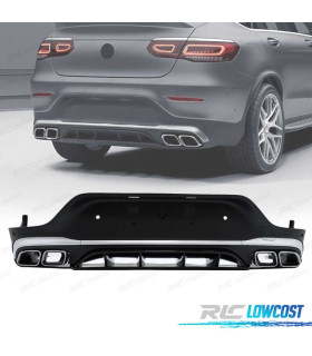 DIFFUSORE MERCEDES CLASSE GLC C253 COUPÉ TERMINALI DI SCARICO
