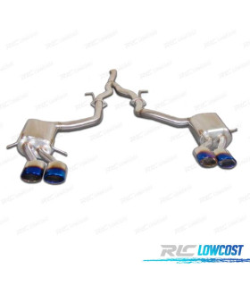 LINEA DI SCARICO PER MERCEDES CLASSE C W204 C200 07-14 BLU BRUCIATO