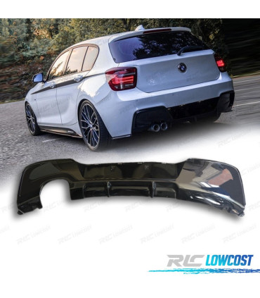 DIFFUSORE BMW F20 F21 11-15 LOOK M PERFORMANCE NERO LUCIDO
