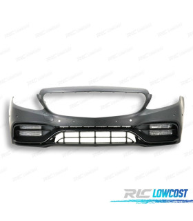 PARAURTI ANTERIORE PER MERCEDES CLASSE C W205 18-21 LOOK AMG C63