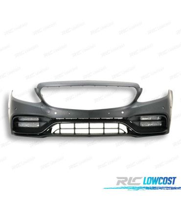PARAURTI ANTERIORE PER MERCEDES CLASSE C W205 18-21 LOOK AMG C63