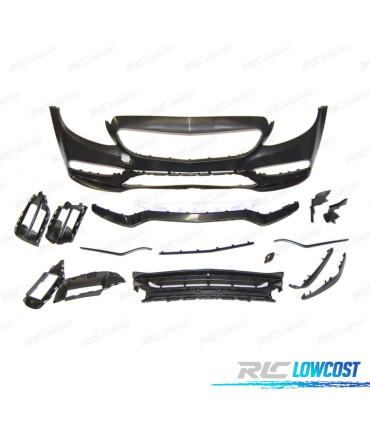 PARAURTI ANTERIORE PER MERCEDES CLASSE C W205 18-21 LOOK AMG C63