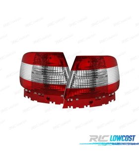 FANALI AUDI A4 B5 LED ROSSO CROMATO