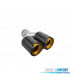 TERMINALE SCARICO SINISTRO BMW LOOK M PERFORMANCE IN CARBONIO DORATO