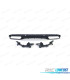 DIFFUSORE MERCEDES CLASSE C W205 15-21 LOOK C63 FINITURA NERO LUCIDO