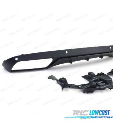 DIFFUSORE MERCEDES CLASSE C W205 15-21 LOOK C63 FINITURA NERO LUCIDO