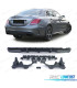 DIFFUSORE MERCEDES CLASSE C W205 AMG 15-21 LOOK C63 MODANATURA NERO LUCIDO