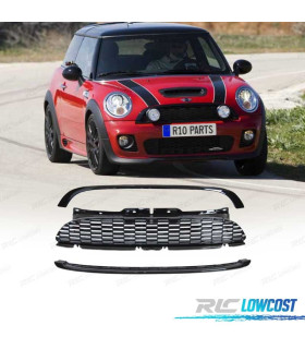 GRIGLIE MINI COOPER R56 R57 06-09 NERO LUCIDO