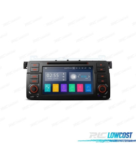 RADIO GPS ANDROID 13 PER BMW SERIE 3 E46 SCHERMO TATTILE 7"