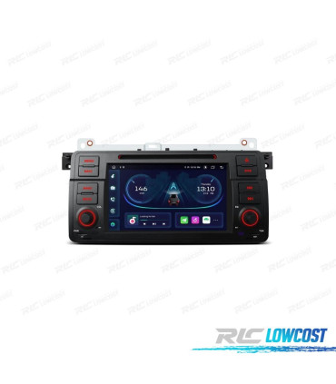 RADIO GPS ANDROID 13 PER BMW SERIE 3 E46 SCHERMO TATTILE 7"