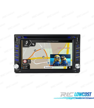 RADIO GPS ANDROID 12 PER SEAT SKODA VOLKSWAGEN VW 7" TOUCH HD DVD BLUETOOTH USB SD