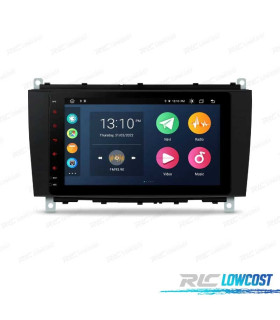 RADIO GPS ANDROID 12 PER MERCEDES W639 03-06 W203 00-04 W168 98-02 W209 W463 98-06