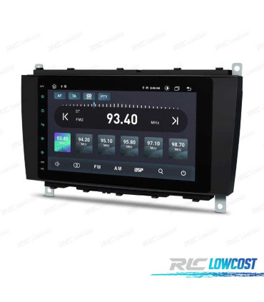 RADIO GPS ANDROID 12 PER MERCEDES W639 03-06 W203 00-04 W168 98-02 W209 W463 98-06