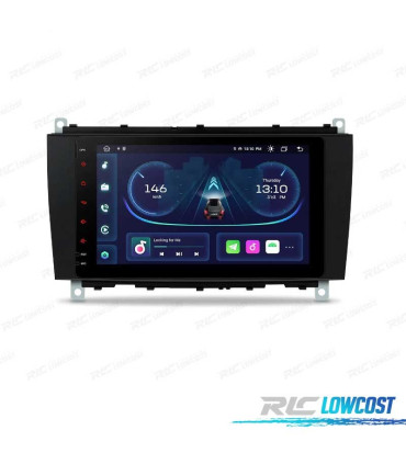 RADIO GPS ANDROID 12 PER MERCEDES W639 03-06 W203 00-04 W168 98-02 W209 W463 98-06