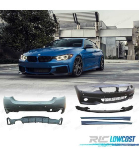 KIT CARROZZERIA BMW F36 LOOK M PERFORMANCE 13-18 CON PDC E LAVAFARI