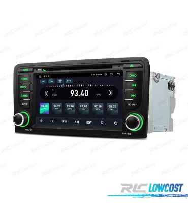 RADIO GPS ANDROID 12 AUDI A3 8P 8PA USB GPS TATTILE HD OCTA-CORE