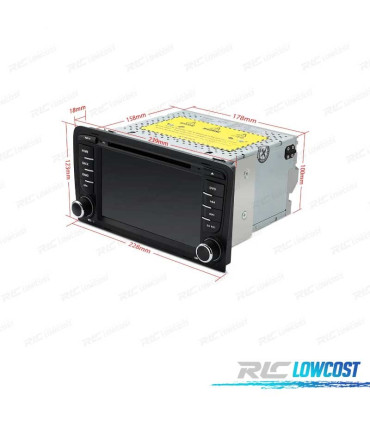 RADIO GPS ANDROID 12 AUDI A3 8P 8PA USB GPS TATTILE HD OCTA-CORE