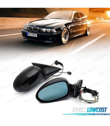 SPECCHIETTI RETROVISORI PER BMW E39 97-02 ELETTRICI RISCALDATI PIEGHEVOLI MEMORIA LOOK M5