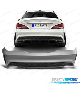 PARAURTI POSTERIORE PER MERCEDES CLASSE CLA W117 C117 X117 13-18 LOOK 45 AMG