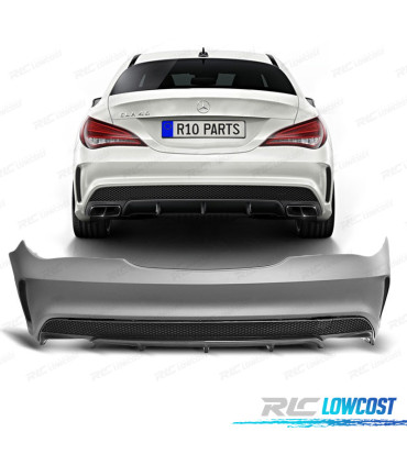 PARAURTI POSTERIORE PER MERCEDES CLASSE CLA W117 C117 X117 13-18 LOOK 45 AMG