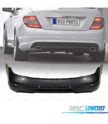PARAURTI POSTERIORE MERCEDES CLASSE C W204 12-15 LOOK AMG PDC