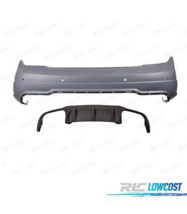 PARAURTI POSTERIORE MERCEDES CLASSE C W204 12-15 LOOK C63 AMG